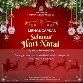 Selamat Hari Natal Untuk Semua Umat Yang Merayakannya